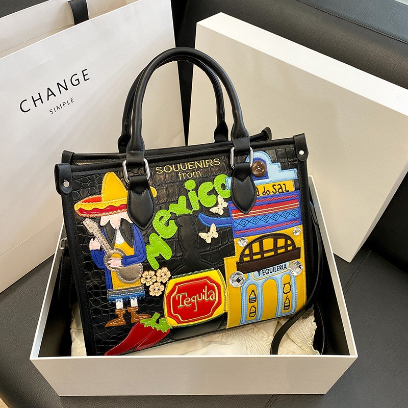 Women Bags For Sale - Design Patchwork Zipper 2026 Hot Sale