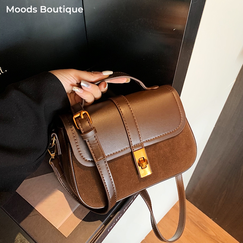 Women Bags Green - Branded Mini Square Flap Cross Body
