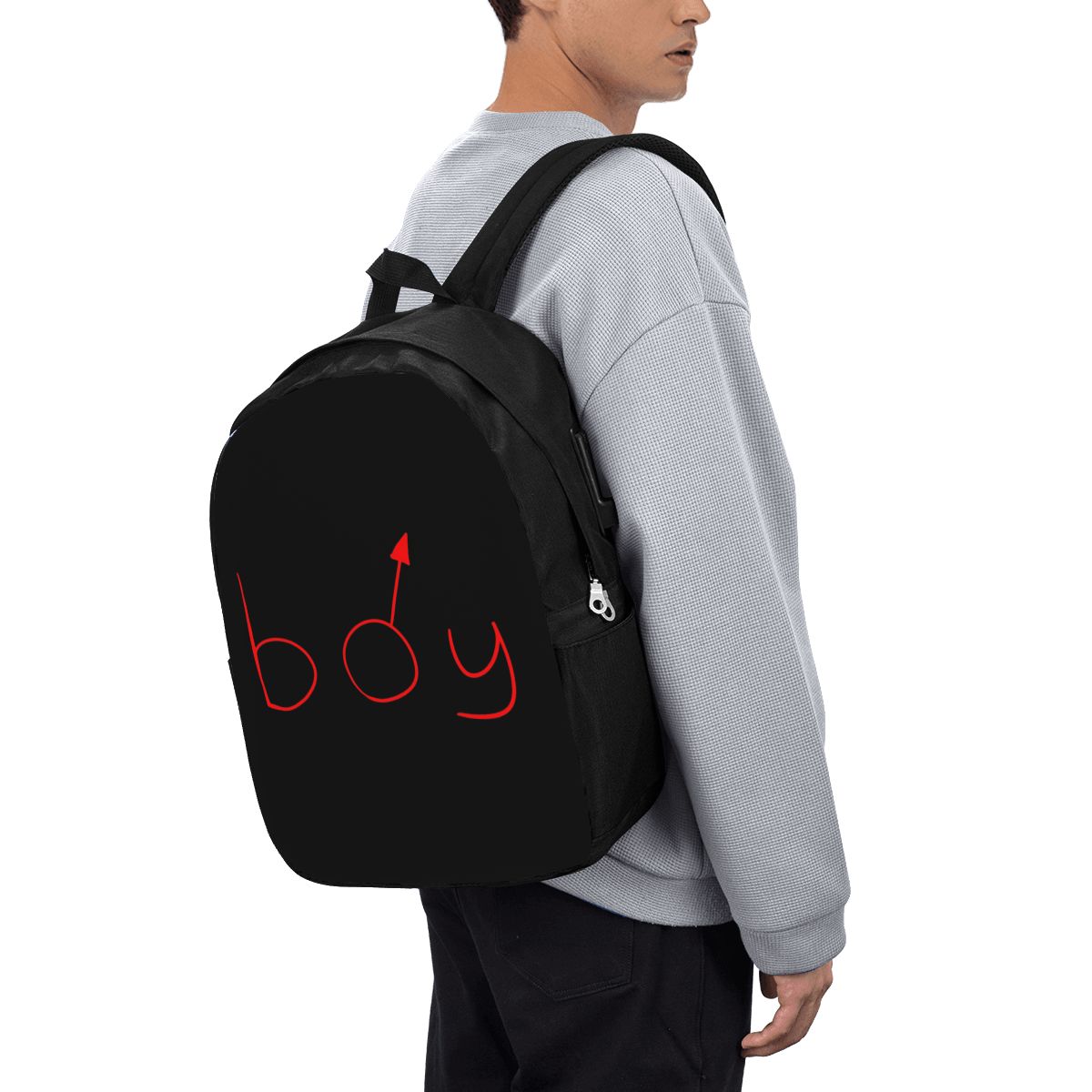 Womens Backpack - Boymoder Hat And Shirt Backpack Travel