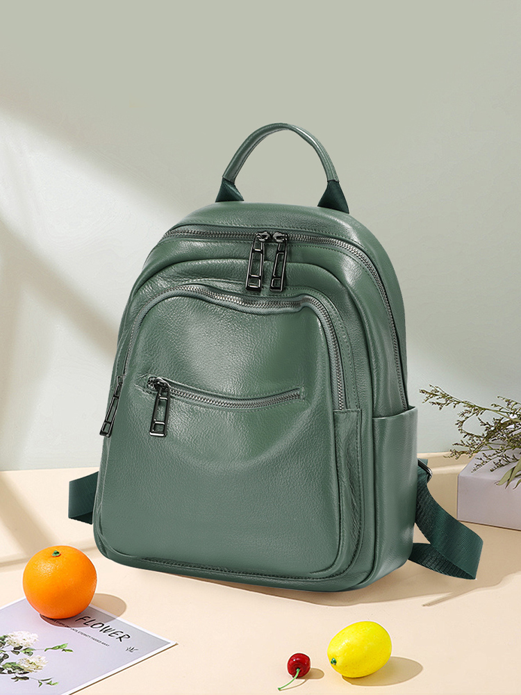 Zency Green Genuine Leather Ba - Women Bags Green review and price
