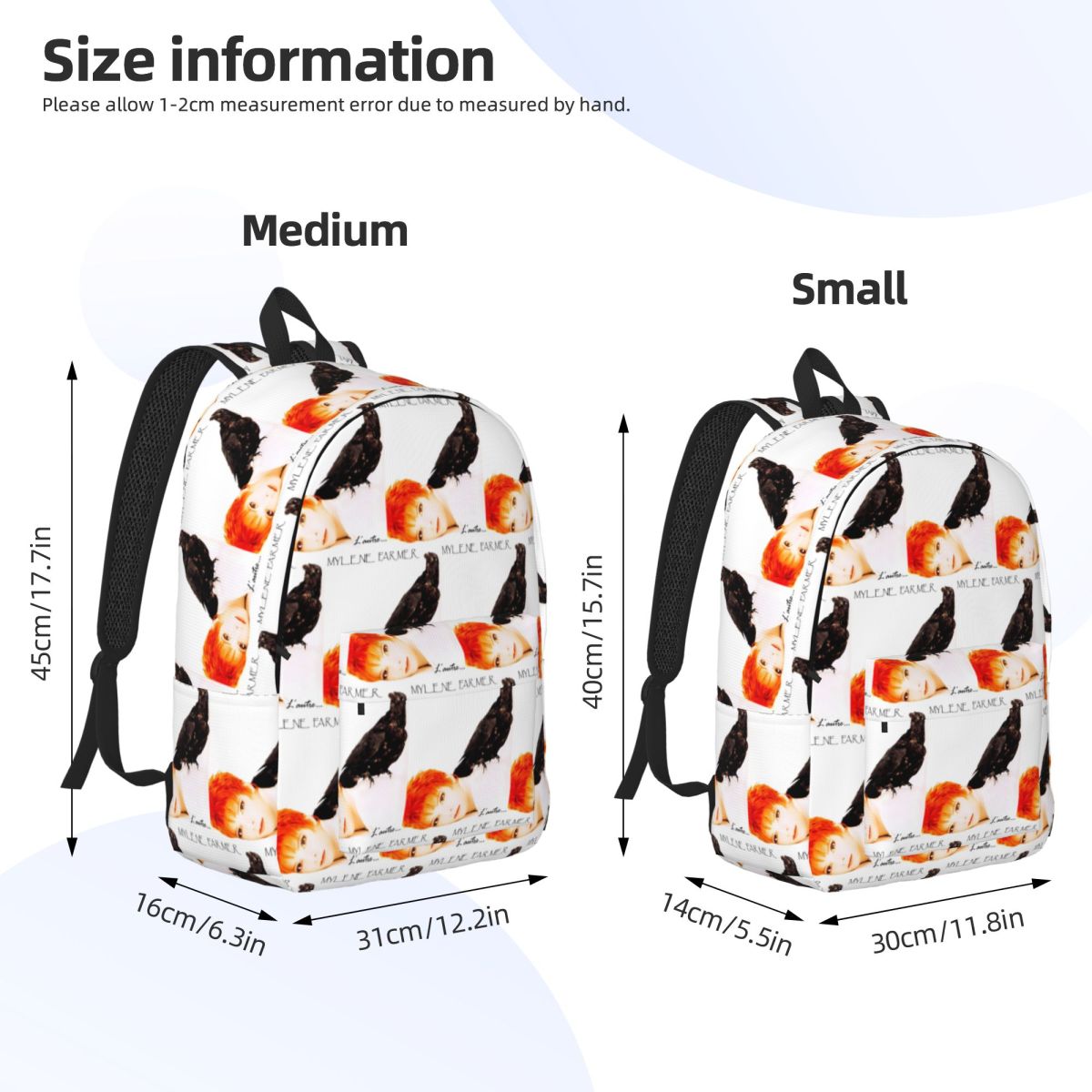 Mylene Farmer Backpack Daypack - Women Bags Farmers review and price