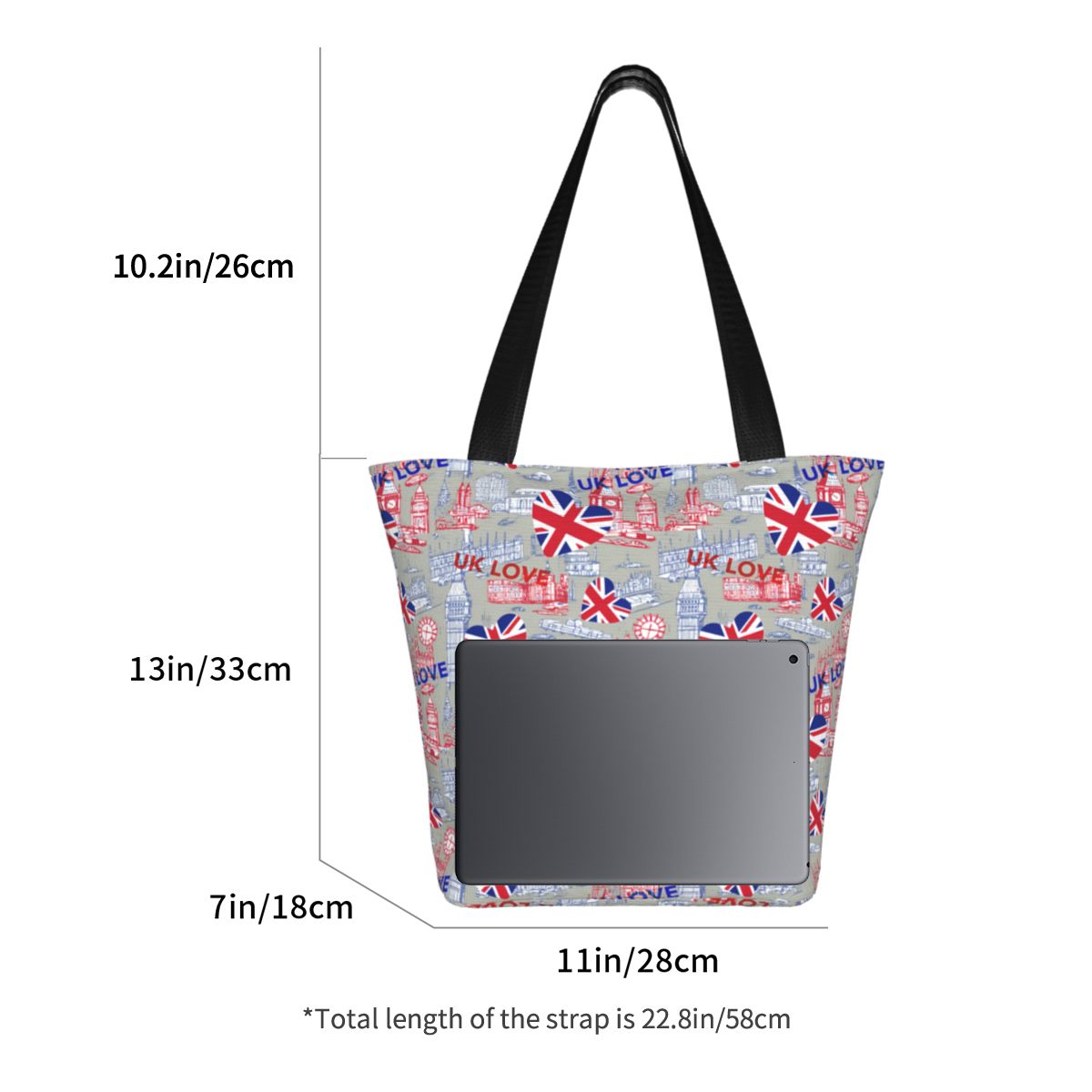 Custom Flag Of The UK Love Gro - Women Bags Uk review and price