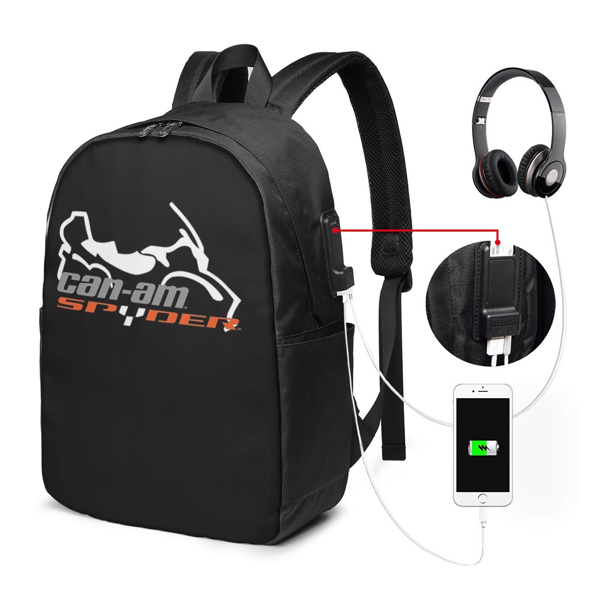 Can-Am BRP Motorcycle Backpack - Womens Backpack review and price