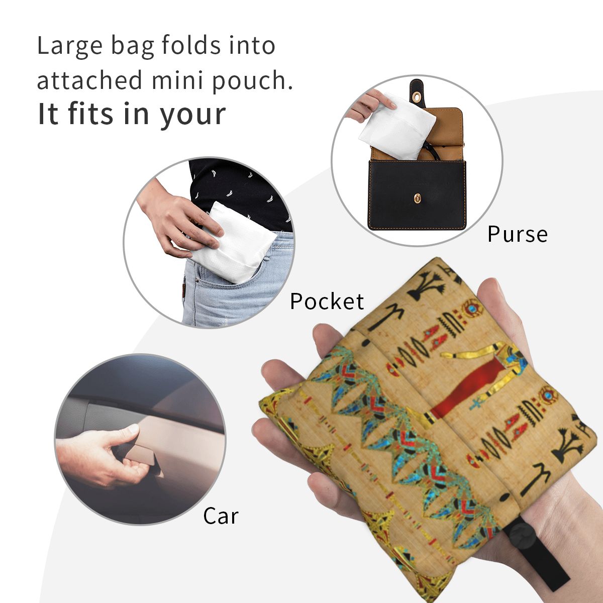 Fashion Printing Egyptian Mut  - Women Bags Egypt review and price