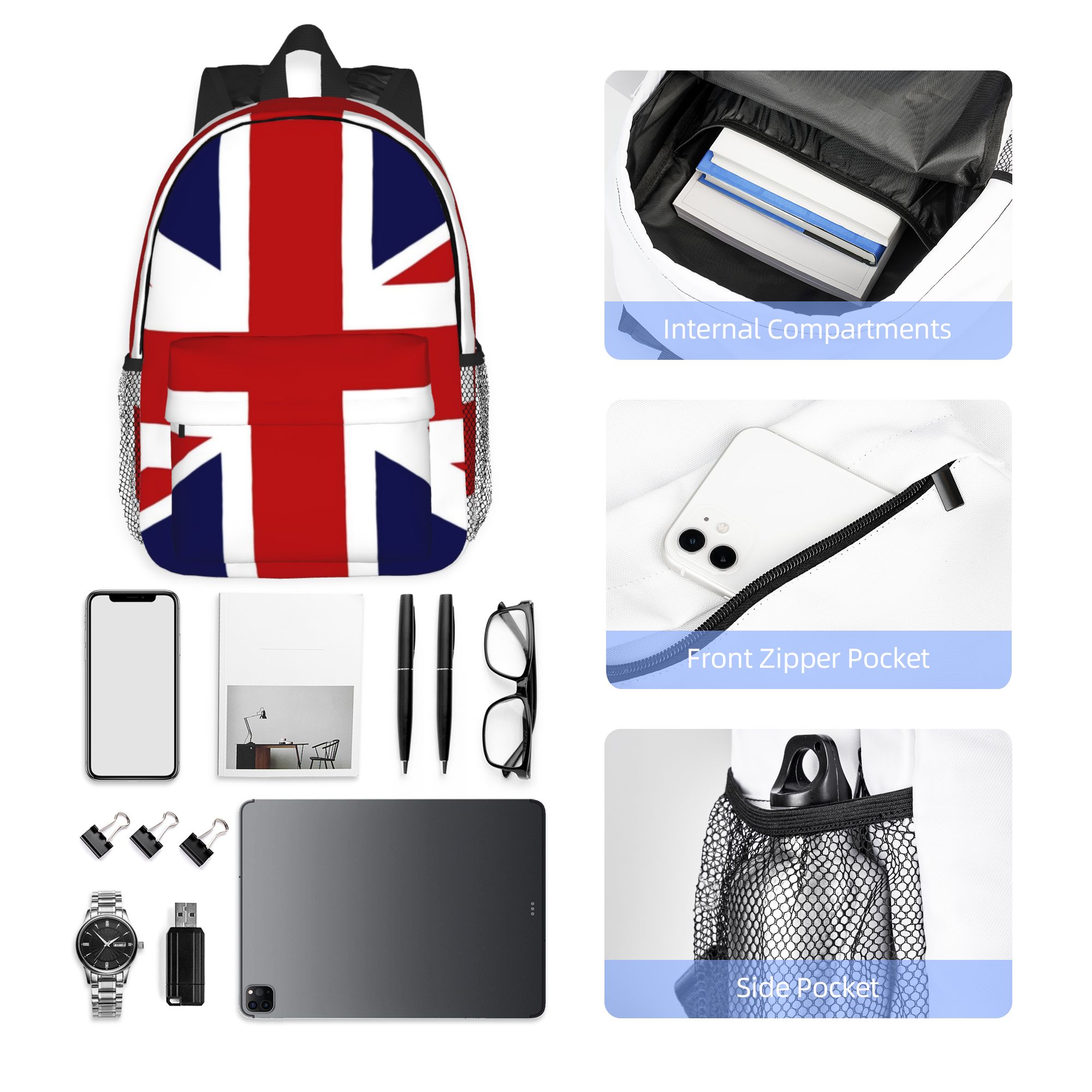 Union Jack Flag Of The UK Back - Women Bags Uk review and price