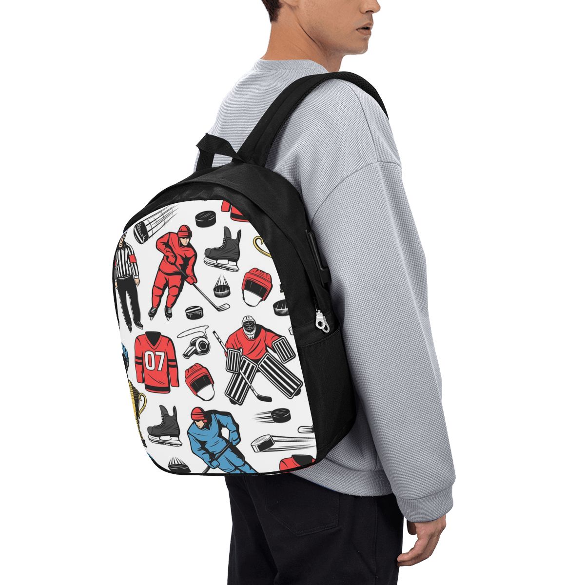 Ice Hockey Players On Rink Bac - Womens Backpack review and price