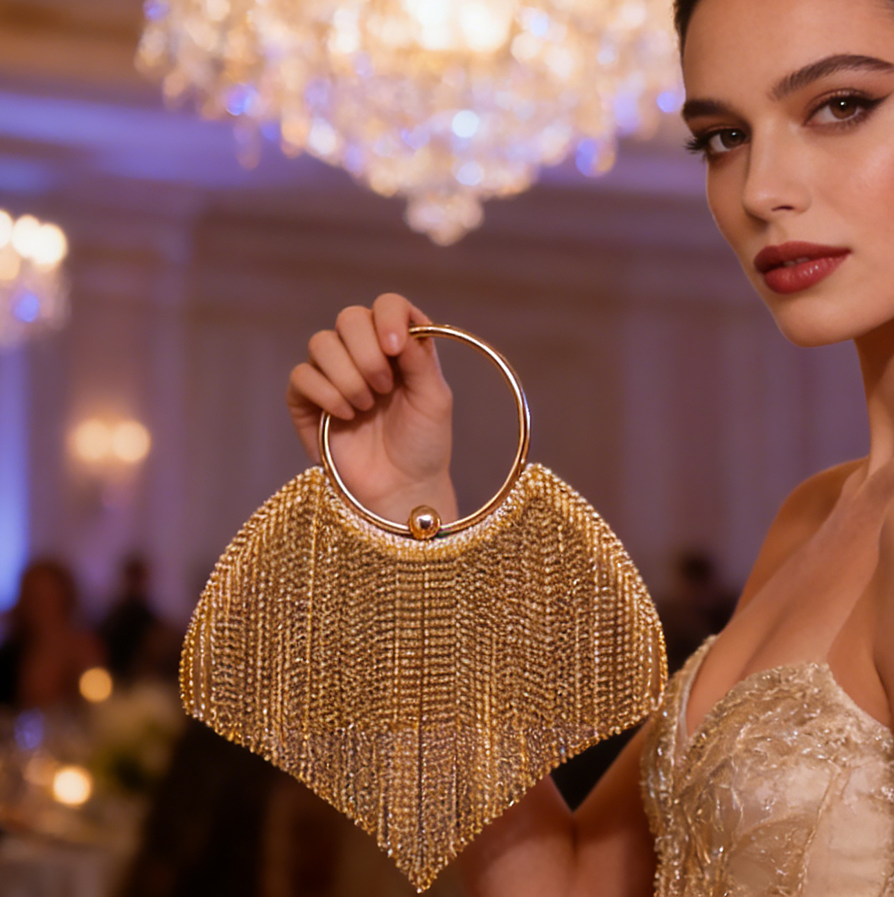 Luxury Glitter Women Clutch Ev - Clutch Bag Evening review and price