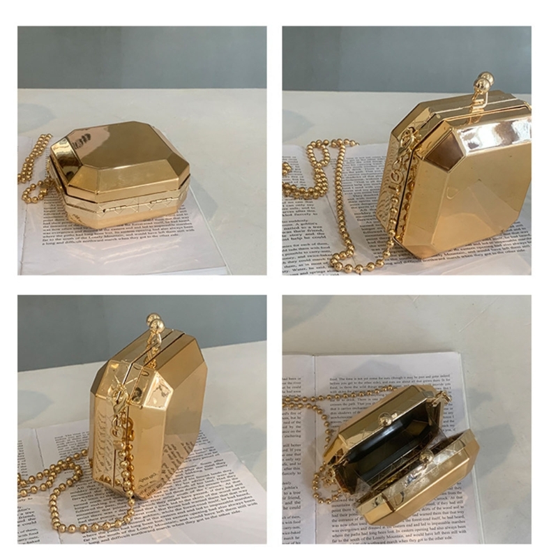 Mini Luxury Gold Party Evening - Clutch Bag Evening review and price