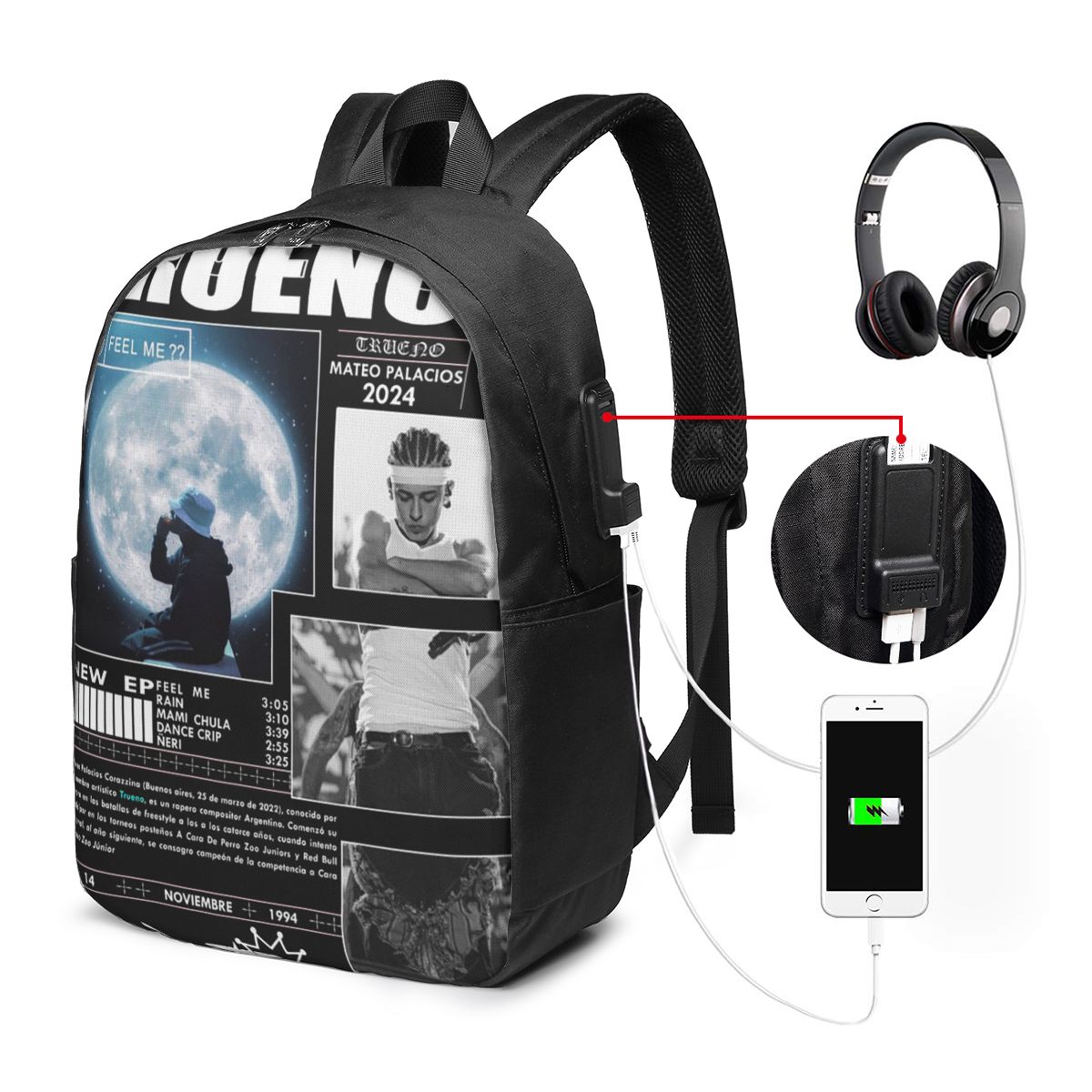 Funny Trueno Hip Hop Rapper Ba - Womens Backpack review and price