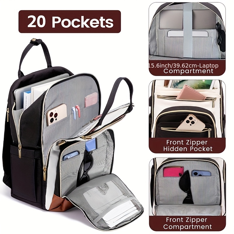 Women Two Tone Laptop Backpack - Womens Backpack review and price