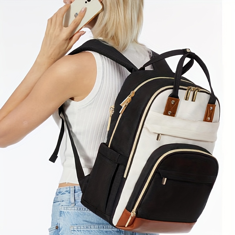 Women Two Tone Laptop Backpack - Womens Backpack review and price