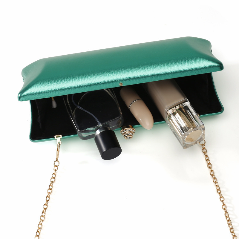 Classical Long Box Evening Bag - Women Bags Green review and price