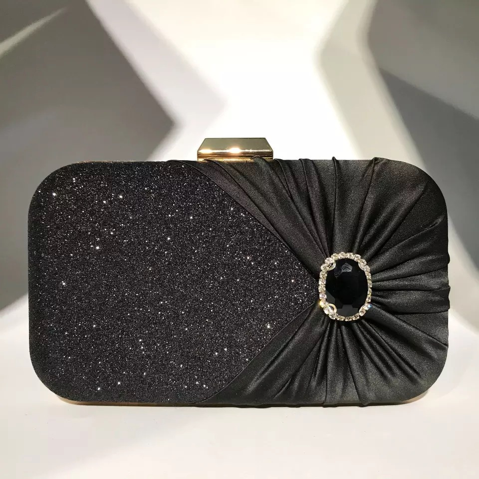 Silver Luxury Crystal Evening  - Women Bags Green review and price