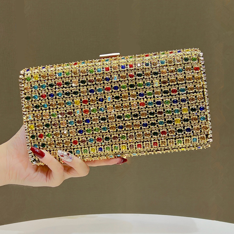 2026 Luxury Fashion Full Rhine - Clutch Bag Evening review and price