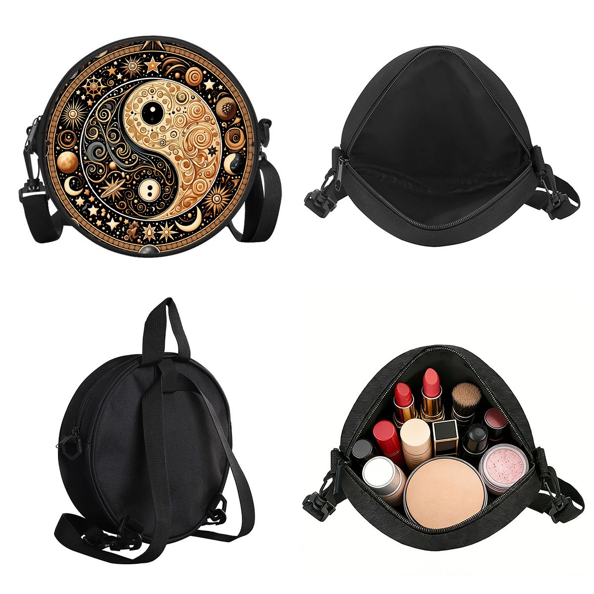 Eight Trigrams Formation Print - Circle Round Bag review and price