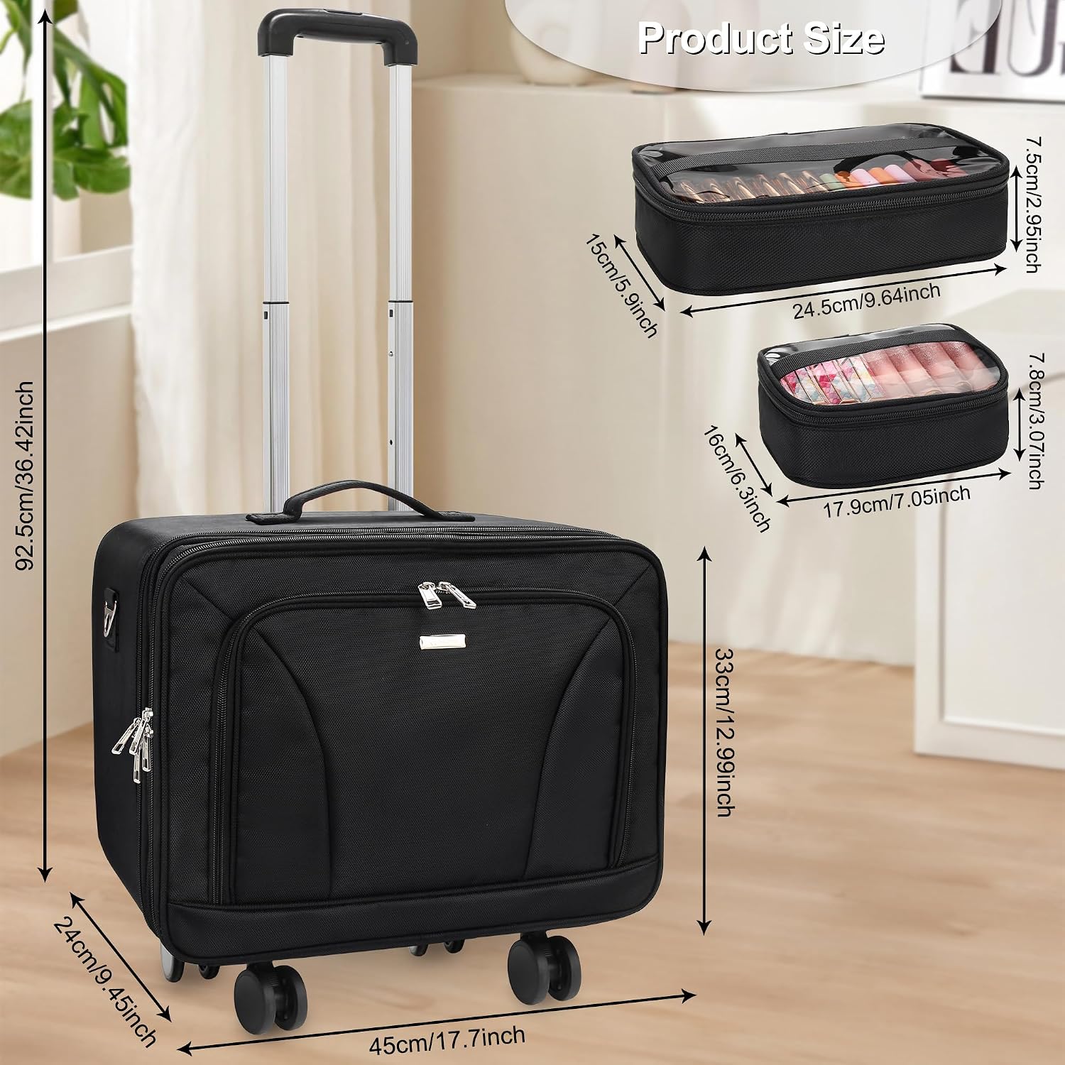 Extra Large Rolling Makeup Tra - Women Bags For Travel review and price
