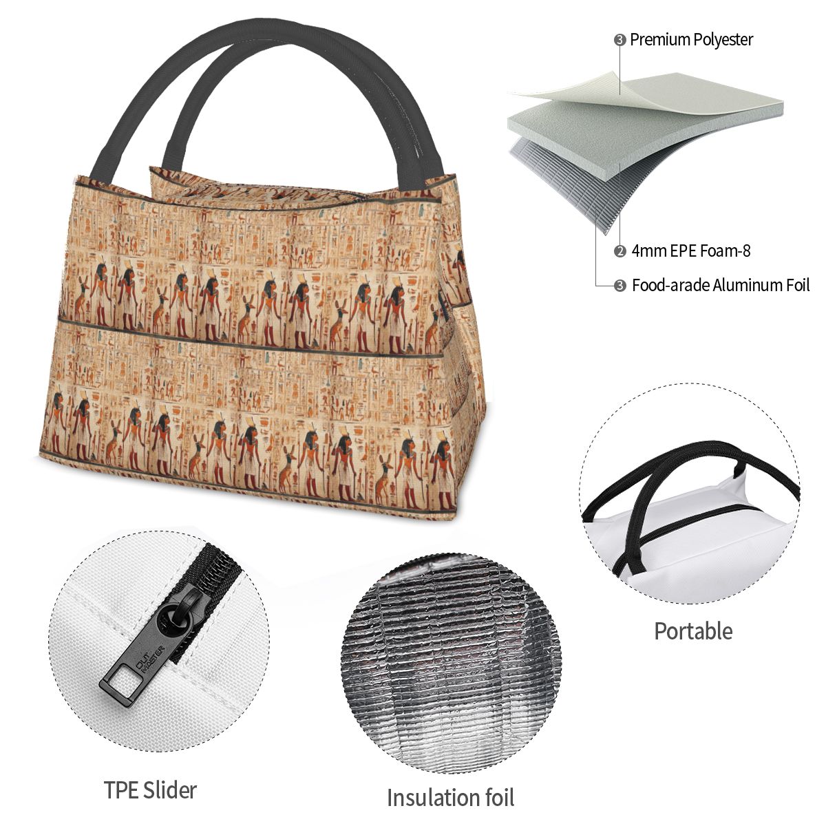 Ancient Egypt Mural Egyptian M - Women Bags Egypt review and price