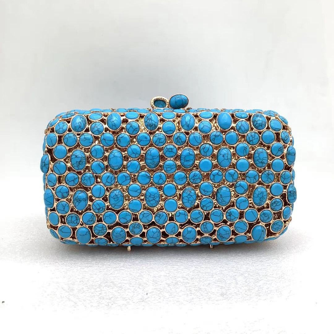 Lady turquoise Evening Clutch  - Women Bags Green review and price