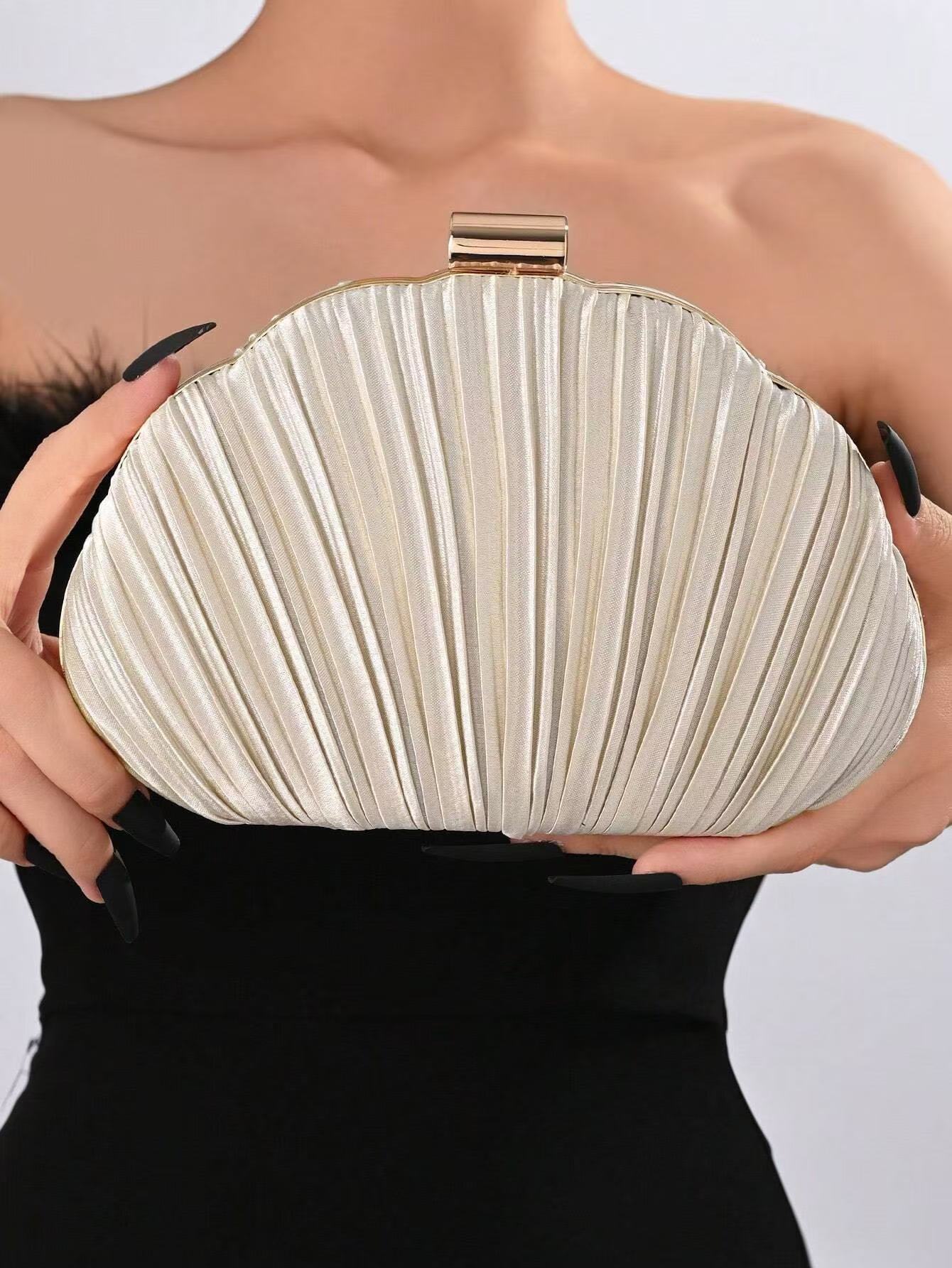 New Shell Banquet Bag Wrinkled - Clutch Bag Evening review and price