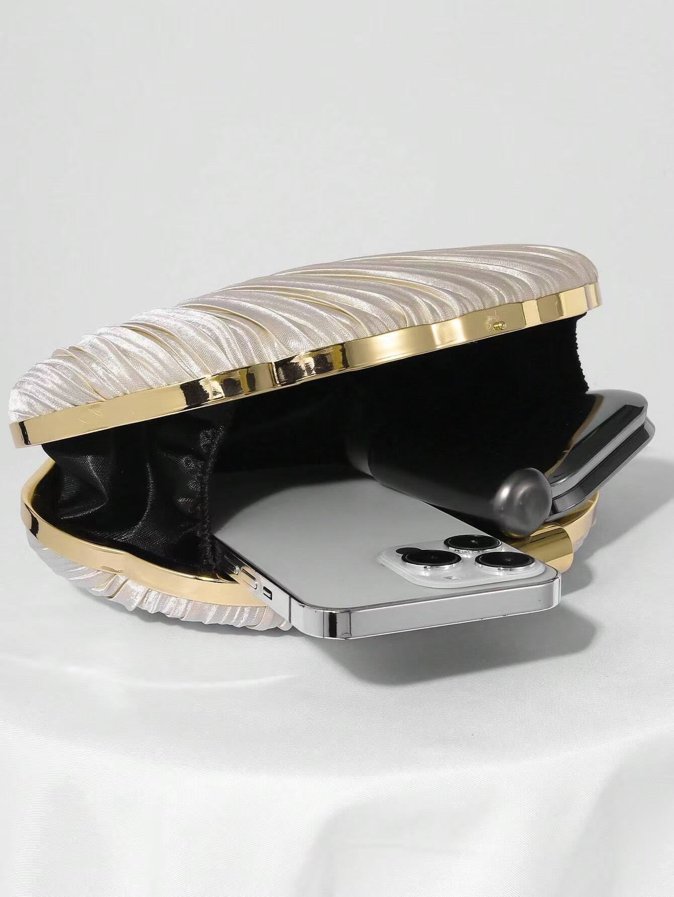 New Shell Banquet Bag Wrinkled - Clutch Bag Evening review and price