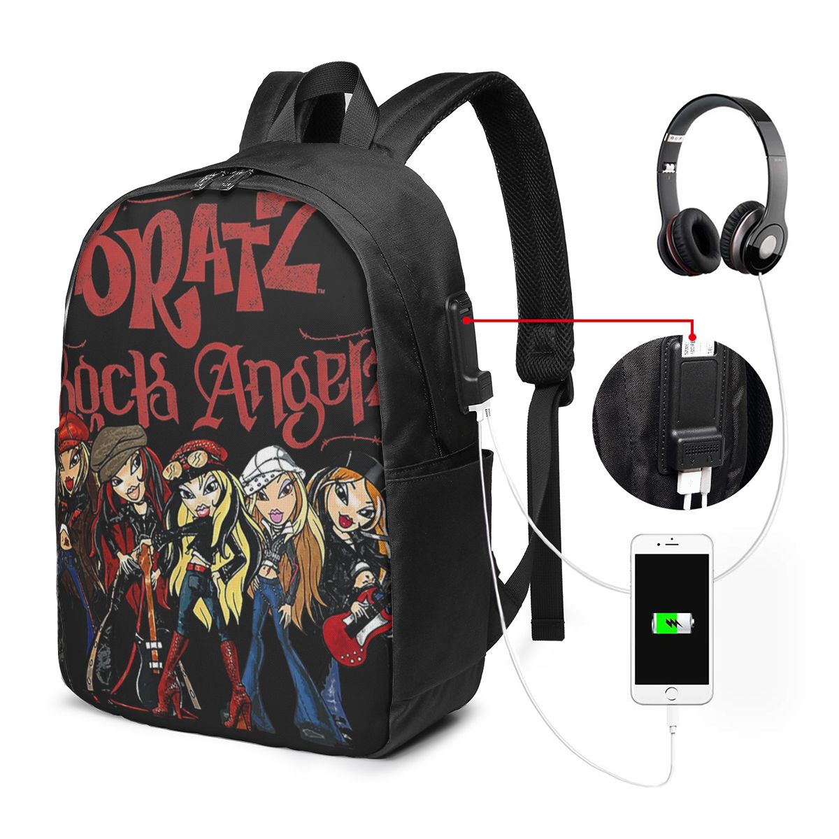Bratz Rock Angelz Group Shot B - Womens Backpack review and price