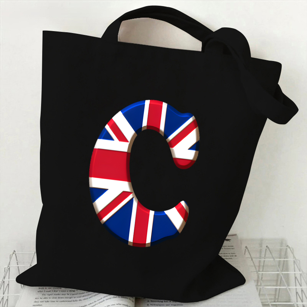A-Z 26 Letter Canvas Tote Bag  - Women Bags Uk review and price