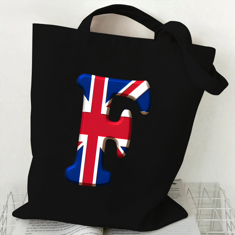 A-Z 26 Letter Canvas Tote Bag  - Women Bags Uk review and price